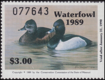 Picture of 1989 Missouri Duck Stamp MNH VF