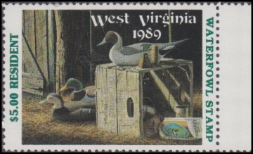 Picture of 1989 West Virginia Duck Stamp MNH VF