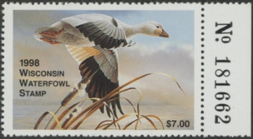 Picture of 1998 Wisconsin Duck Stamp MNH VF