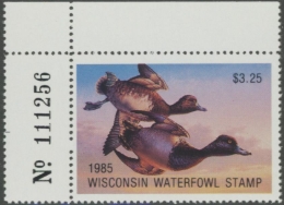 Picture of 1985 Wisconsin Duck Stamp MNH VF