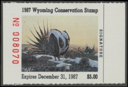 Scan of WY4 1987 MNH VF