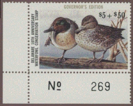 Scan of DE11G 1990 MNH VF
 Governor's Edition