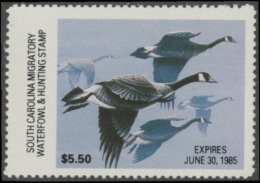 Picture of 1984 South Carolina Duck Stamp MNH VF