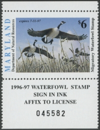 Scan of MD23 1996 MNH VF