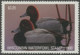 Picture of 1990 Wisconsin Duck Stamp  MNH VF