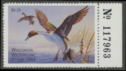 Picture of 1994 Wisconsin Duck Stamp MNH VF