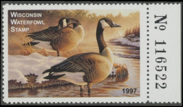 Picture of 1997 Wisconsin Duck Stamp MNH VF