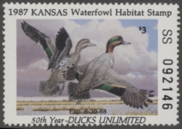 Scan of KS1 "SS" 1987 MNH VF
 First of State