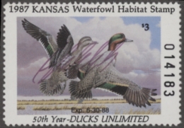 Scan of KS1AS 1987 MNH VF
 Artist Signed