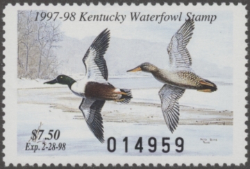 Picture of 1997 Kentucky Duck Stamp MNH VF