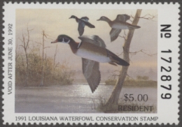 Scan of LA3 1991 MNH VF