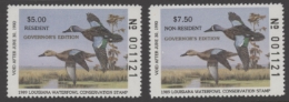 Scan of LA1G/LA1GA 1989 MNH VF
 Governor's Edition