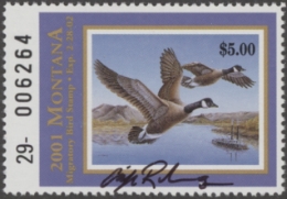 Scan of MT16AS 2001 MNH VF
 Artist