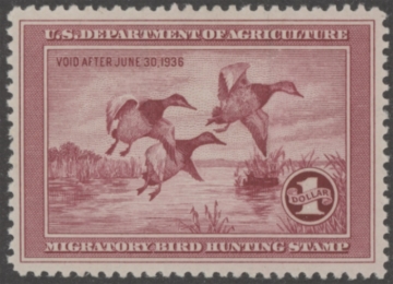 Picture of RW2 1935 Duck Stamp  MLH VF