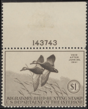 Picture of RW7 1940 Duck Stamp  MLH F-VF