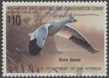 Picture of RW55 1988 Duck Stamp  Used VF