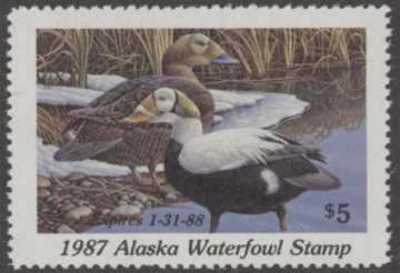 Picture of 1987 Alaska Duck Stamp MNH VF