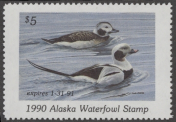 Picture of 1990 Alaska Duck Stamp MNH VF