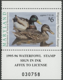 Scan of MD22 1995 MNH VF