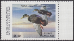 Picture of 1987 South Carolina Duck Stamp MNH VF