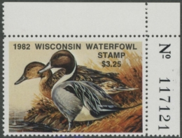 Picture of 1982 Wisconsin Duck Stamp MNH VF