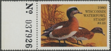 Picture of 1980 Wisconsin Duck Stamp MNH VF