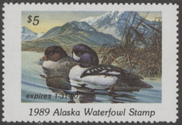 Picture of 1989 Alaska Duck Stamp MNH VF