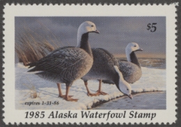 Picture of 1985 Alaska Duck Stamp - First of State MNH VF