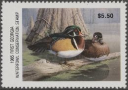 Scan of GA1 1985 MNH VF
 First of State