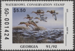 Scan of GA7 1991 MNH VF