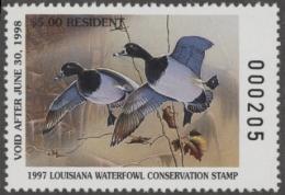 Picture of 1997 Louisiana Duck Stamp MNH VF