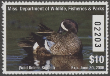 Picture of 2005 Mississippi Duck Stamp MNH VF