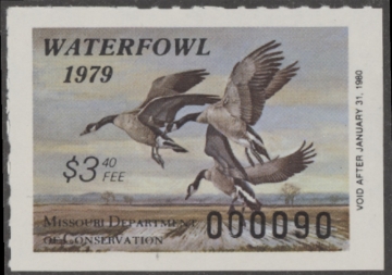 Picture of 1979 Missouri Duck Stamp - First of State MNH VF