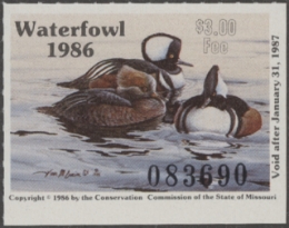 Scan of MO8 1986 MNH VF