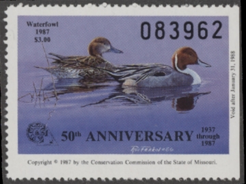 Picture of 1987 Missouri Duck Stamp MNH VF