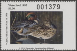 Scan of MO15 1993 MNH VF