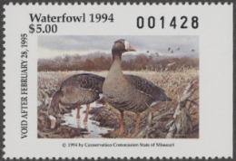 Scan of MO16 1994 MNH VF