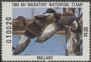 Picture of 1984 New Hampshire Duck Stamp MNH VF