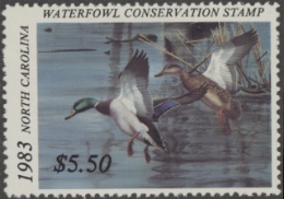 Scan of NC1 1983 MNH VF
 First of State
