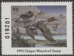 Scan of OR9 1992 MNH VF
