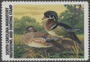 Picture of 1981 South Carolina Duck Stamp - First of State MNH VF