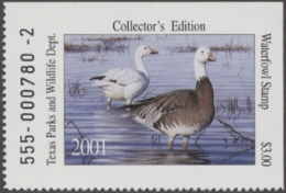 Scan of TX21 2001 MNH VF