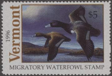 Picture of 1996 Vermont Duck Stamp MNH VF