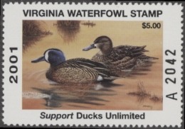 Picture of 2001 Virginia Duck Stamp MNH VF