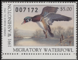 Scan of WA6 1991 MNH VF