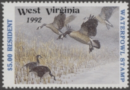 Scan of WV6 1992 MNH VF
