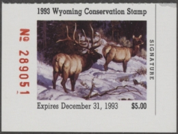 Scan of WY10 1993 MNH VF