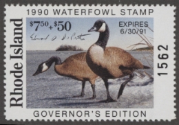 Scan of RI2G 1990 MNH VF
 Governor's Edition
