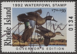 Scan of RI4GS 1992 MNH VF
 Governor's Edition