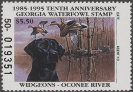 Picture of 1995 Georgia Duck Stamp MNH VF
